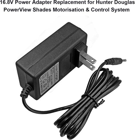 16.8V Charger Replacement for Hunter Douglas Blind | Compatible with Hunter Douglas Motorization PowerView Shades ABP CH0381-1682000F 1027686 Batteries Power Supply in Kuwait