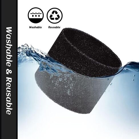 6 Pack 90585 Foam Sleeve Filter VF2001, Compatible with Shop-Vac, Vacmaster & Genie 5-16 Gallon Wet Dry Vacuum, Replace 9058500 Type R in Kuwait