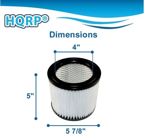 HQRP 2-pack Cartridge Filter compatible with Shop-vac 2TM350A 3HM300A 5HM400 5HM450 5HM500 Wall Mount Wet Dry Vacuum in Kuwait