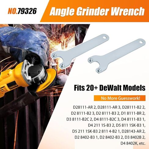 N079326 Angle Grinder Wrench for Dewalt 20v angle grinder - 2pc in Kuwait