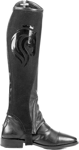 Equinavia Fiona Womens Silicone Grip Equestrian Half Chaps for Horseback Riding | Leather & Suede in Kuwait