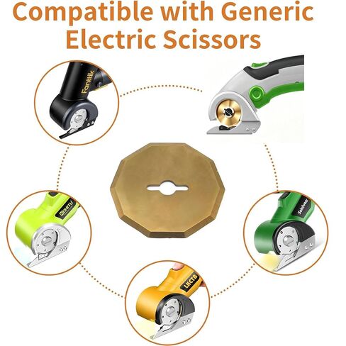 2PCS Cardboard Box Cutter Blades Replacement Rotary Blades Compatible for Fanttik C8 Snapfresh LKCTB NoHitu Worx ZipSnip Cordless Electric Scissors WA2300 RC2600K Box Cutter in Kuwait