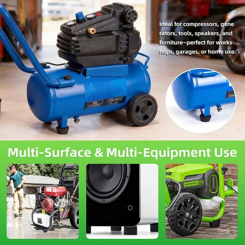 10Pcs Anti Vibration Rubber Feet Pad for Air Compressor Feets - 192310GS, Generators Pressure Washer Fubber Foot Bumpers Pad Isolator Mounts Compatible with 094-0026, E106661, D091007 in Kuwait