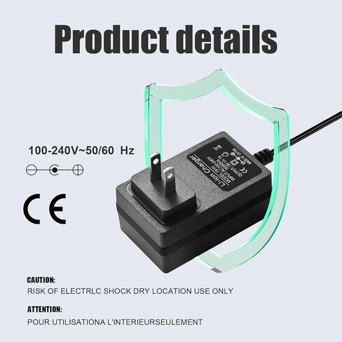 21V 1A Lithium Battery Charger for Mini Chainsaw, Power Tools Lithium Battery Charger Compatible with Aker/Saker/Seyvum/O-Conn/Jujubean/DINSHARE/VTEK,20V/21V Chainsaw Battery in Kuwait
