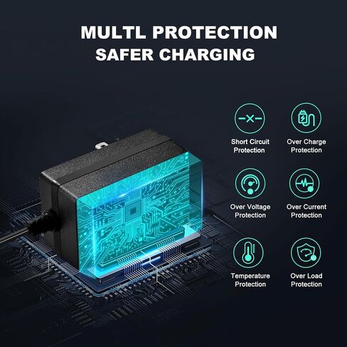 21V 1A Lithium Battery Charger for Mini Chainsaw, Power Tools Lithium Battery Charger Compatible with Aker/Saker/Seyvum/O-Conn/Jujubean/DINSHARE/VTEK,20V/21V Chainsaw Battery in Kuwait