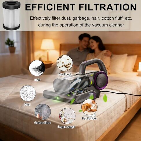 Mattress Vacuum Replacement Filter Compatible with FEPPO Mattress Vacuum Cleaner(LW-P1012).HEAP Filter-4Pack in Kuwait