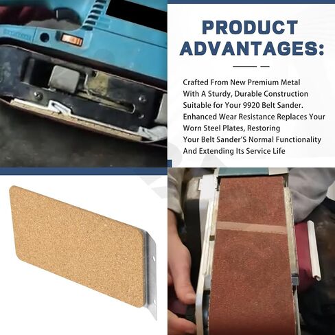 151750-1 Belt Sander Steel Plate Replacement Part Compatible With Ma-kita 9920 Belt Sander - Premium Metal Construction, Built to Last in Kuwait