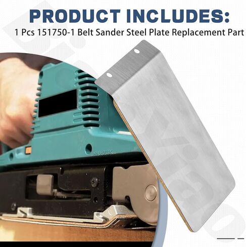 151750-1 Belt Sander Steel Plate Replacement Part Compatible With Ma-kita 9920 Belt Sander - Premium Metal Construction, Built to Last in Kuwait