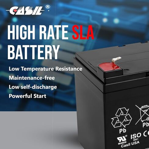Casil 2081-9276 Fire Panel Battery 12V 33Ah – 2 Pack SLA Replacement for Simplex in Kuwait