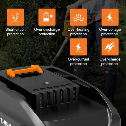3.6Ah WA3525 Battery Replacement for Worx Battery 20V(Black) | Compatible with Worx 20V Battery WA3520 WA3575 WG151s WG155s WG251s WG255s WG545s WG891 Leaf Blower Tools in Kuwait