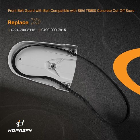 Front Belt Guard with Belt Fits for Stihl TS800 Concrete Cut-Off Saws | Belt Guard Cover Replace# 4224-700-8115, 9490-000-7915 in Kuwait