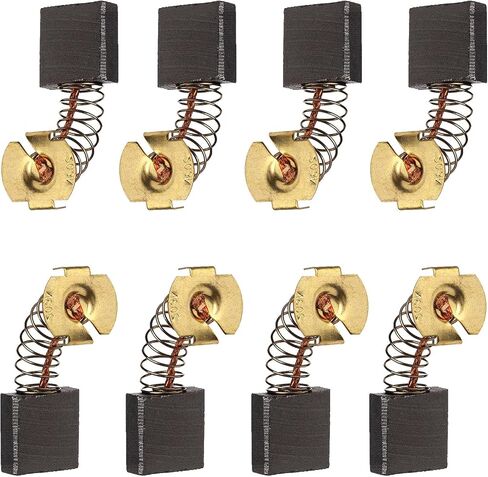 CB203 Carbon Brushes with Spring, compatible with M-akita CB-204, CB202, CB200 191953-5 191957-7 Angle Grinder (4 PCS) in Kuwait