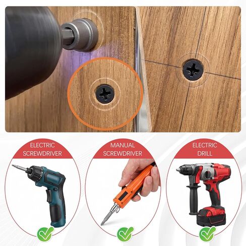 Magnetic Drywall Screw Setter Bits with Adjustable Depth Stop(6-Piece Set) | Ph2 Positioning Bits & Removable Collar, S2 Steel Hex Shank for Sheetrock Screws, Includes Adapter for Impact Driver in Kuwait