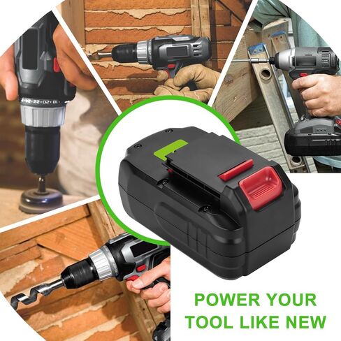 4.5Ah Battery and Charger for Porter Cable 18V Battery PC18B, Compatible with Porter Cable 18V PCC489N PCMVC PCXMVC PC18BLEX Cordless Power Tools in Kuwait