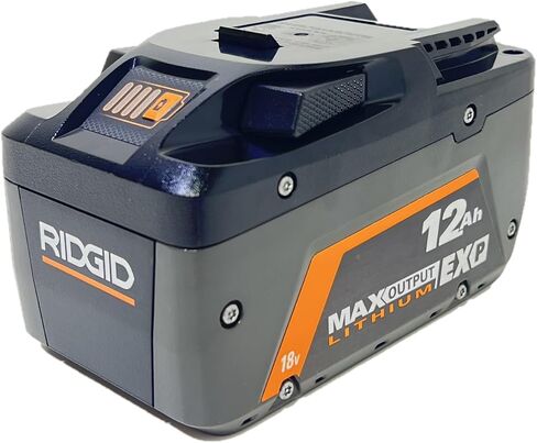 RIDGID 18V 12.0 AH MAX Output EXP Lithium-ION Battery AC840120 | Not eligible for the Lifetime Service Agreement in Kuwait