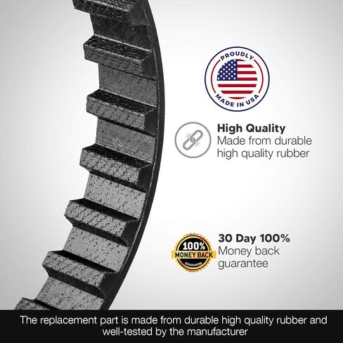 Air Compressor Drive Belt Fits - Bostitch 6 Gallon Air Compressor C-Pack 300 6G Ol197 Lot 051695 0458 - High Strength Rubber Belt - Replacement Drive Belt - Made In The USA - Motor Drive Belt in Kuwait