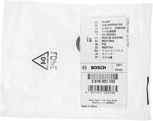 Bosch 2610927743 Spacer Replacement Tool Part for RA1171 Routing Table | Precision Alignment | Consistent Component Spacing | Durable Composite Build | Direct-Fit Design in Kuwait