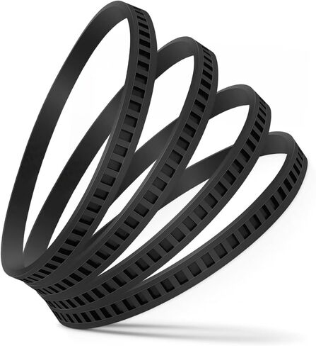 4 Pack Bandsaw Drive Belt Replacement for Meelwaukii 2829-20 Band Saw, Blade Pulley Tire Replace 45-96-0050, Rubber Wheel Tire Belt Kit in Kuwait