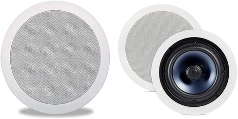 Polk Audio RC6s in-Ceiling 6.5" Stereo-Speaker | Dual Channel from a Single Location & RC80i 2-Way Premium in-Ceiling 8" Round Speakers in Saudi Arabia