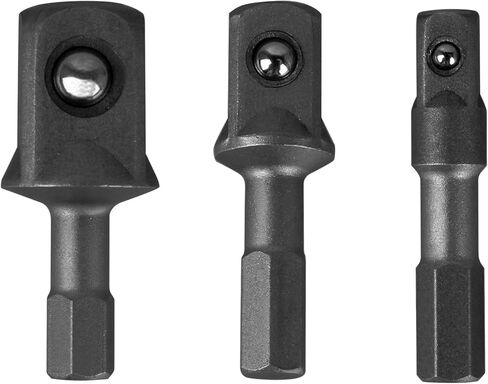 48-32-5023 for Milwauke Shockwave Insert Socket Set, 3PC Impact Adapters 1/4" 3/8" 1/2" in Kuwait