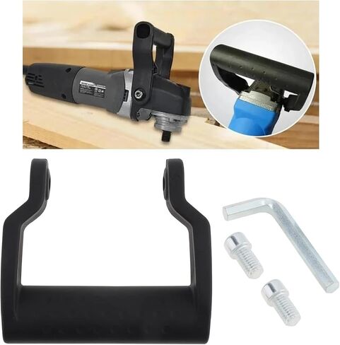 Angle Grinder Handle Replacement U-shaped Anti-Slip Ring Handles | U-Shaped Loop Grip, Non-Slip Ergonomic Handle, Angle Grinder Replacement Accessory, Suitable for 8mm Thread Screw in Kuwait