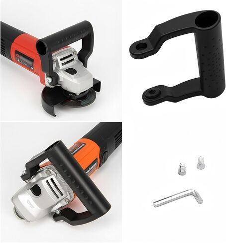 Angle Grinder Handle Replacement U-shaped Anti-Slip Ring Handles | U-Shaped Loop Grip, Non-Slip Ergonomic Handle, Angle Grinder Replacement Accessory, Suitable for 8mm Thread Screw in Kuwait