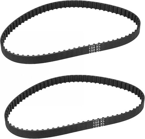 2 Pack BD46075 Cog Drive Belt for Ryobi BD4601 BD4600 Disc Sander | Fits for Ryobi BD4601, BD4600, BD4601G disc sanders; 75 teeth cog belt, 15" length x 3/8" width. in Kuwait