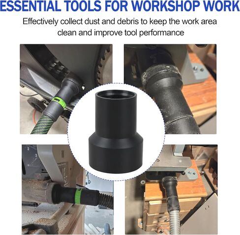 27mm Hose Adapter for De-walt Milwau-kee Ridgid 2 1/4 Table Saws Compatible with Festool hose 2Pcs in Kuwait