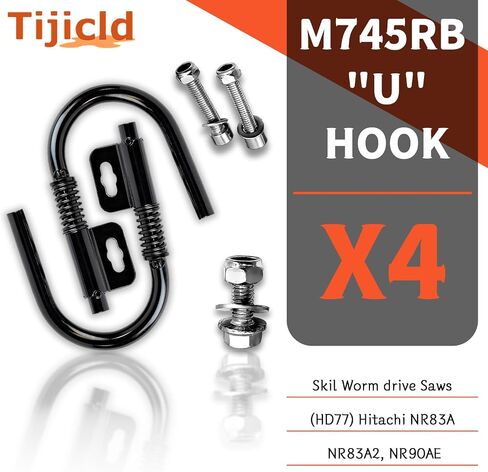 M745RB "U" Hook for Hitachi Nail Gun Hanger(4-Pack) in Kuwait