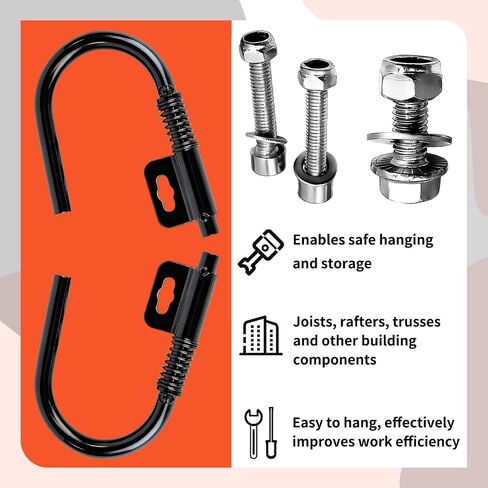 M745RB "U" Hook for Hitachi Nail Gun Hanger(4-Pack) in Kuwait