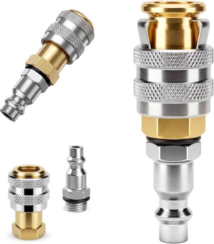 Air Chucks for Tires, 1/4 FNPT Closed Flow Brass Tire Air Chuck Locking Airs Chucks Inflator Quick Connect, Brass Screw on Tire Inflator Chuck for Inflators Gauge Compressor Accessories in Kuwait