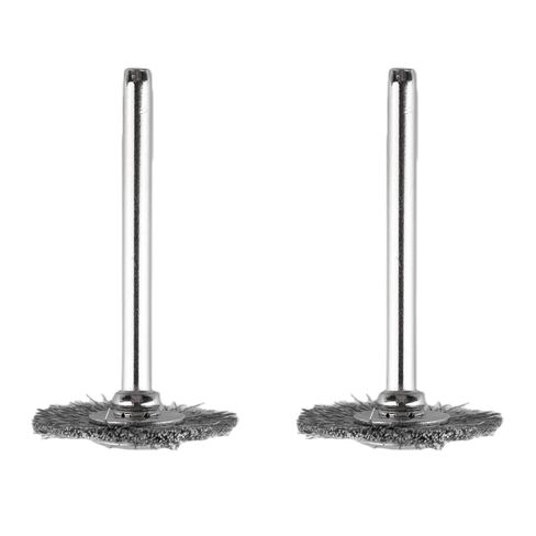 QQZ Carbon Steel Brushes 428-02, 3/4" Diameter, for Dremel Wire Wheel,for Dremel Wire Brush, for Cleaning and Removing Rust and Corrosion -2 Pcs in Kuwait
