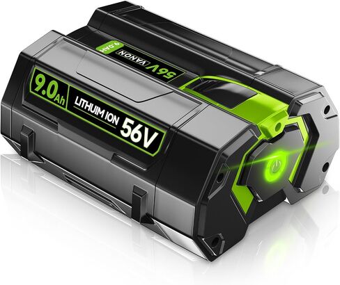VANON 9.0Ah 56V Replacement for EGO 56V Battery Power+ BA1400T BA2800T BA4200T BA5600T Lithium Ion Battery Compatible with EGO Power Tools CS1604 CS1804 CS1403 HT2400 LB6504 LB5804 Tools (1Pack) in Kuwait