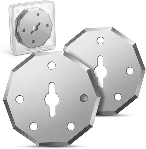 Universal SK5 Replacement Rotary Blades for Cardboard Cutter Electric Scissors, Compatible with WX082L, WA2300, RC2600K, RC2601, RC2602, WX080L, WX081L, EC0601C, EC0601P, etc. 1.58×1.58×0.05 Inch in Kuwait