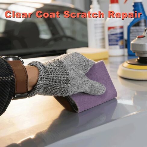 Performance Foam Sandpaper Sheets: 4Pcs, 1000 1500 2000 3000 Grit | 9 x 3.6 Inch, Wet & Dry Use for Automotive Clear Coat Repair, Ultra Fine Sand Paper for Headlight Restoration in Kuwait