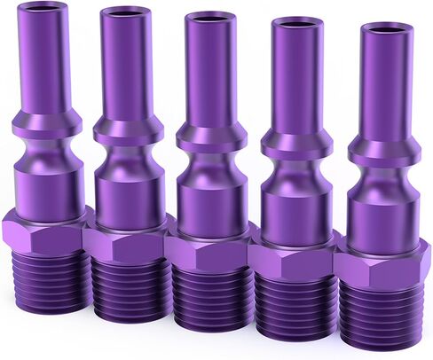 ChillWaves Aluminum Lincoln L-Style Air Plug, 1/4" Body Size, 1/4" NPT Female Threads, Air Compressor Accessories Fittings(10-PACK) in Saudi Arabia