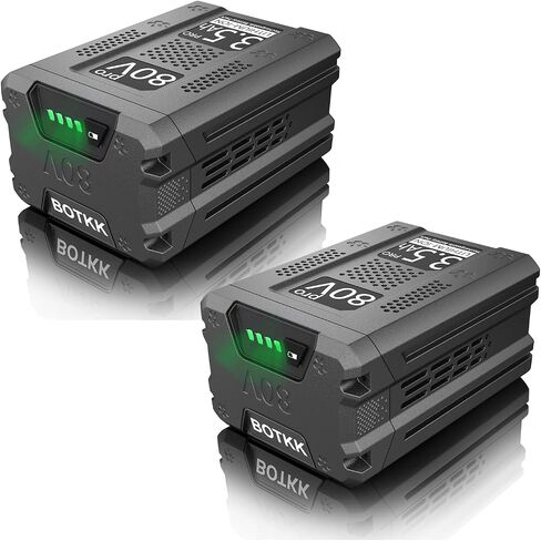 Upgraded 3.5Ah Replacement for Greenworks 80V Battery, Compatible with Greenworks 80 Volt GBA80200 GBA80500 GBA80250 GBA80300 GBA80400 Cordless Power Tool Batteries, 2 Packs in Kuwait