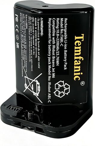 ABL-C Replacement Li-Ion Battery for Braava Jet M6 Series M611020 M612880 M612680 M614480 6100 Ultimate Mop 10.8V 23.76WH in Kuwait
