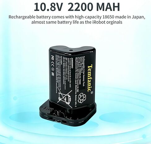 ABL-C Replacement Li-Ion Battery for Braava Jet M6 Series M611020 M612880 M612680 M614480 6100 Ultimate Mop 10.8V 23.76WH in Kuwait