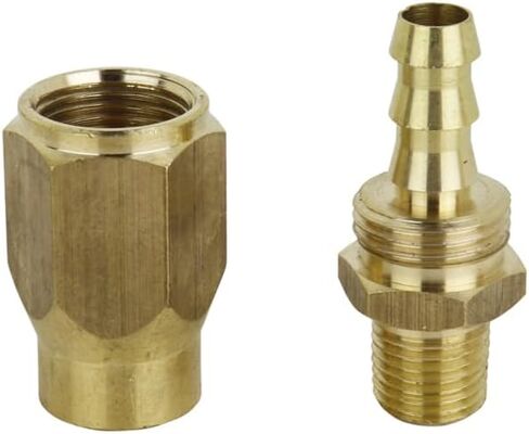 ULR Hose 3/8" Air Hose Assembly Repair Fitting - w/ 1/4" MNPT Fixed in Kuwait