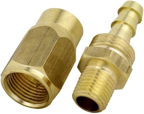 ULR Hose 3/8" Air Hose Assembly Repair Fitting - w/ 1/4" MNPT Fixed in Kuwait