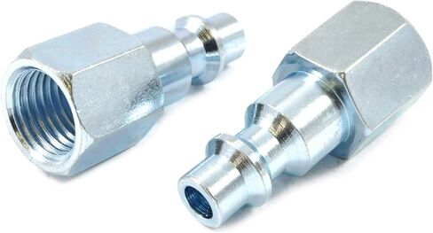 Forney 75602 Air Fitting Plug, Industrial Milton, 1/4-Inch by 1/4-Inch Female NPT, 2-Pack in Kuwait