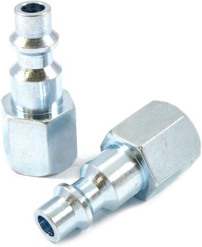 Forney 75602 Air Fitting Plug, Industrial Milton, 1/4-Inch by 1/4-Inch Female NPT, 2-Pack in Kuwait