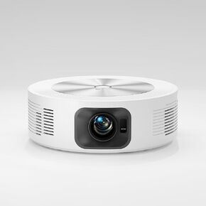 Mini Projector with WiFi and Bluetooth, Native 1080P Portable Outdoor Movie Projector, VOPLLS Home Projector 4K Support for HDMI/USB/AV/Phone/Laptop（White) in Saudi Arabia