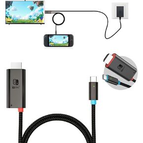 Dock for Switch 2【Aluminum Alloy】 Portable USB C Docking Station with 4K@60Hz~120Hz HDR/PD Max100W/USB Port, 6.6 ft/2M, Travel TV Dock for Switch 2/Steam Deck/ROG Ally/Pad/Tablet/Phone/TV in Kuwait
