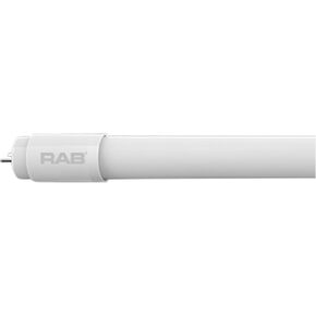 RAB T8-14-48GC-850-HYB, 4 ft, 14 Watt, 5000K Daylight White, 2000 Lumens, LED T8 Tube, Hybrid (Works with Ballast or on 120-277V), F32T8 Replacement, Pack of 25 in Kuwait