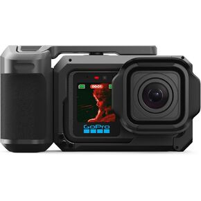 GoPro Mission 1 PRO Grip Edition - Includes Mission 1 PRO Camera, Point-and-Shoot Grip, One Enduro 2 Rechargeable Battery, Removeable Lens Hood, Carrying Case | 8K video with 1" sensor and HyperSmooth stabilization for diving, vlogging and sports in Kuwait