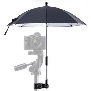 19.7" Dia Camera Umbrella Hot Shoe Cold Mount 3 Level Height Adjustable in Saudi Arabia