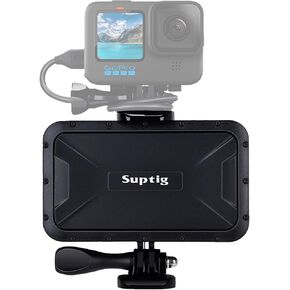 شاحن محمول Suptig، بطارية احتياطية بقدرة 7800 مللي أمبير في الساعة، متوافق مع Gopro Mission 1 Pro Hero 13 Hero 12 11 10 9 8 7 6 5 4 3 3+ Session gopro max 2 DJI osmo AKASO Insta 360 Action Camera in Kuwait