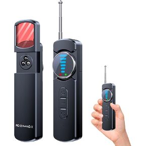 Hidden Camera Detector, Anti-Spy Camera Finder, RF Signal & WiFi Scanner, Hidden Devices Detector GPS Trackers Detector, Portable Privacy Pen Signal Scanner for Hotels, Car, Office, Travel (Black) in Kuwait